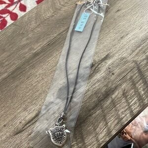Stigma black rope necklace women’s jewelry-NWT